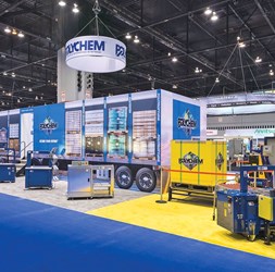 Polychem's stand at the PackExpo 2016